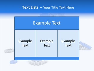 Text Group Service PowerPoint Template
