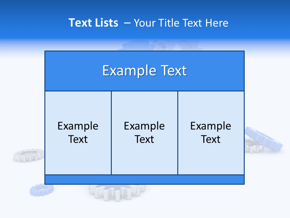 Text Group Service PowerPoint Template