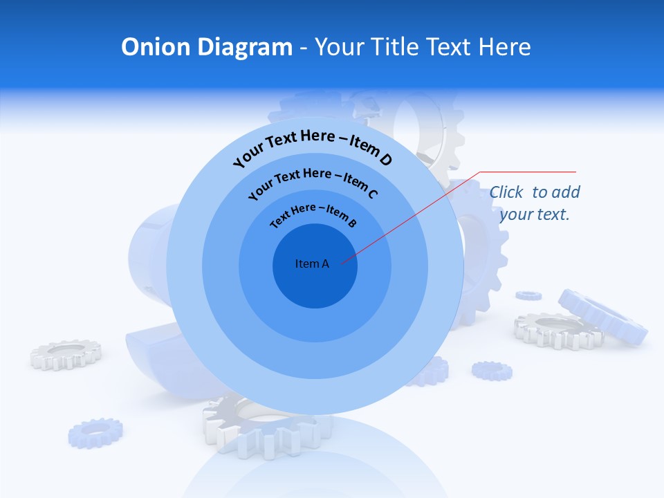 Text Group Service PowerPoint Template