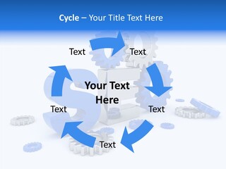 Text Group Service PowerPoint Template