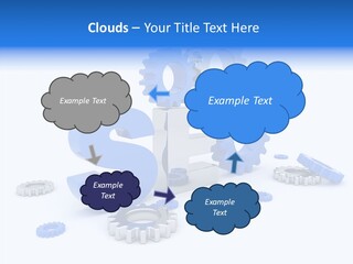 Text Group Service PowerPoint Template