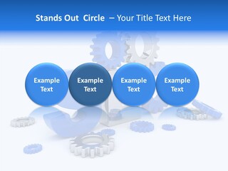 Text Group Service PowerPoint Template