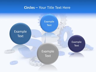 Text Group Service PowerPoint Template