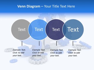 Text Group Service PowerPoint Template