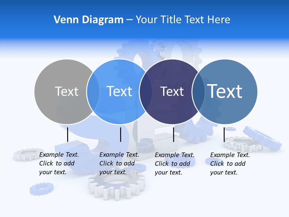 Text Group Service PowerPoint Template