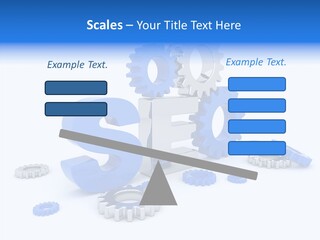 Text Group Service PowerPoint Template