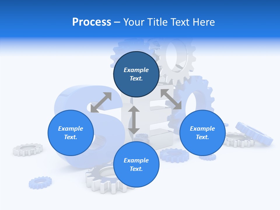 Text Group Service PowerPoint Template