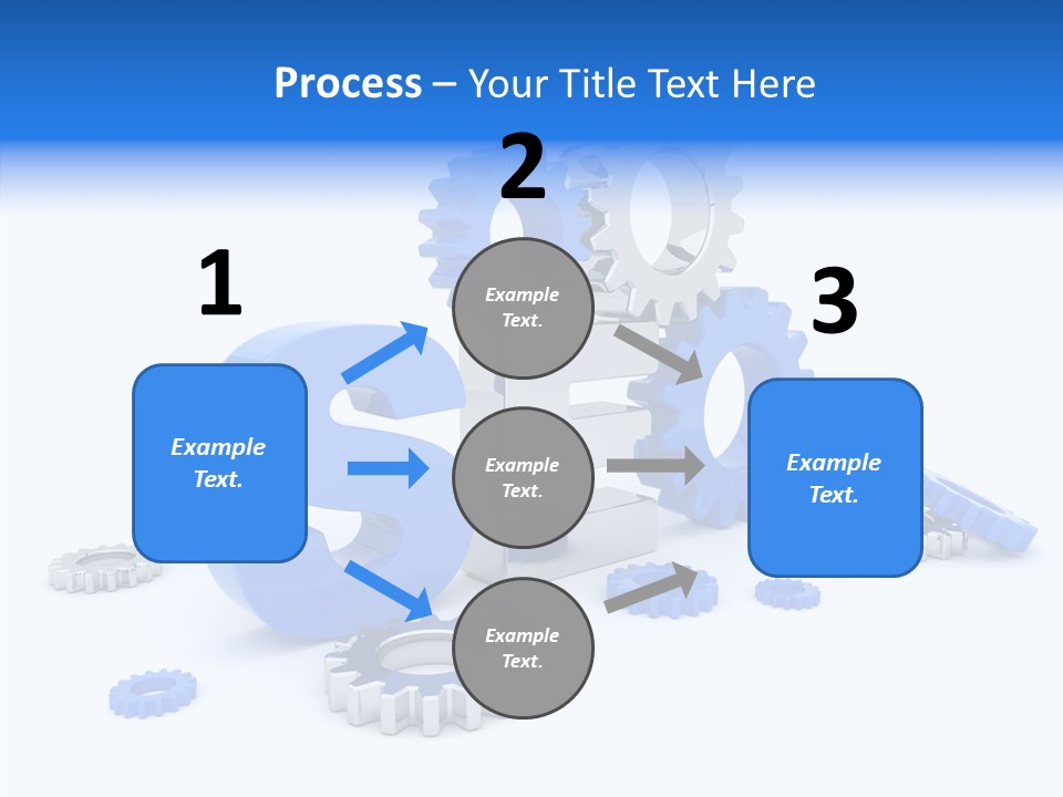 Text Group Service PowerPoint Template