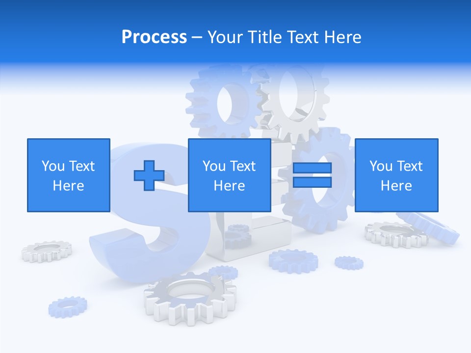 Text Group Service PowerPoint Template