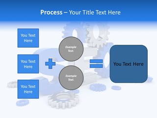 Text Group Service PowerPoint Template