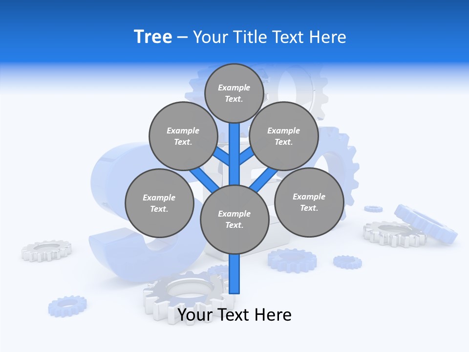 Text Group Service PowerPoint Template