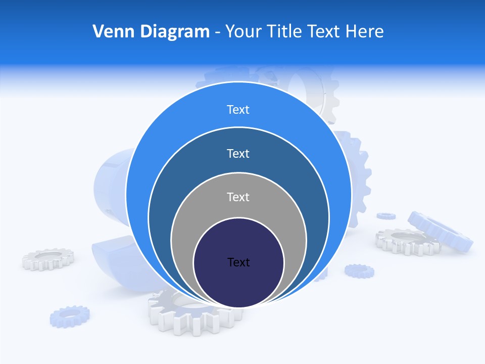 Text Group Service PowerPoint Template