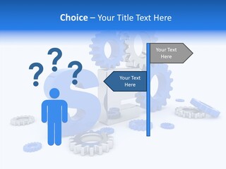 Text Group Service PowerPoint Template
