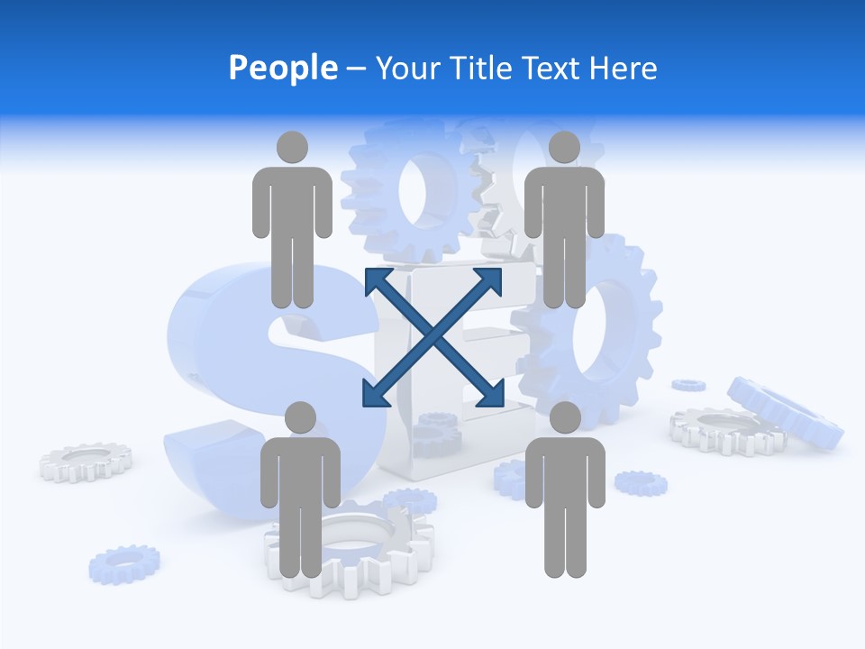 Text Group Service PowerPoint Template