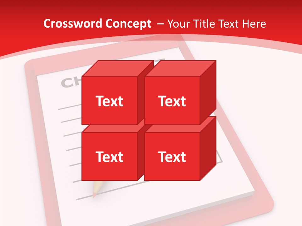 Gold Leather Letters PowerPoint Template