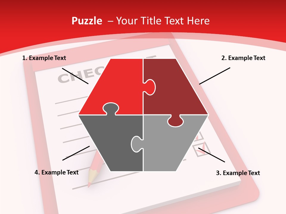 Gold Leather Letters PowerPoint Template