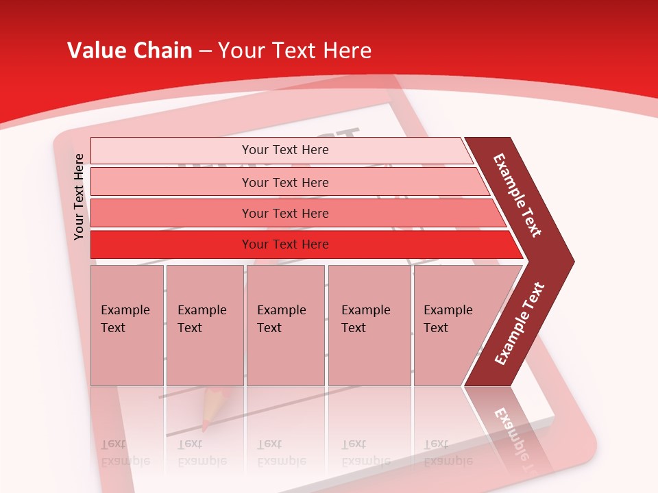 Gold Leather Letters PowerPoint Template