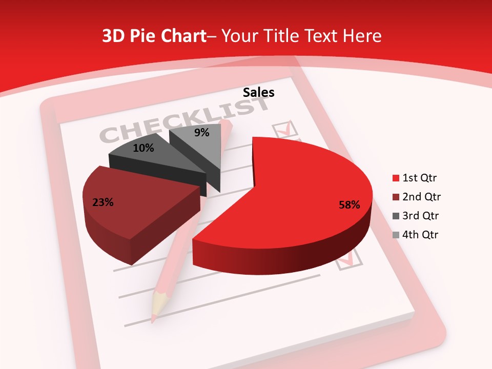 Gold Leather Letters PowerPoint Template