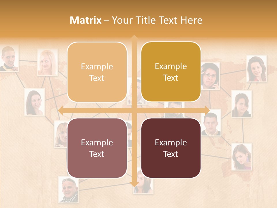 Media Contact Online PowerPoint Template