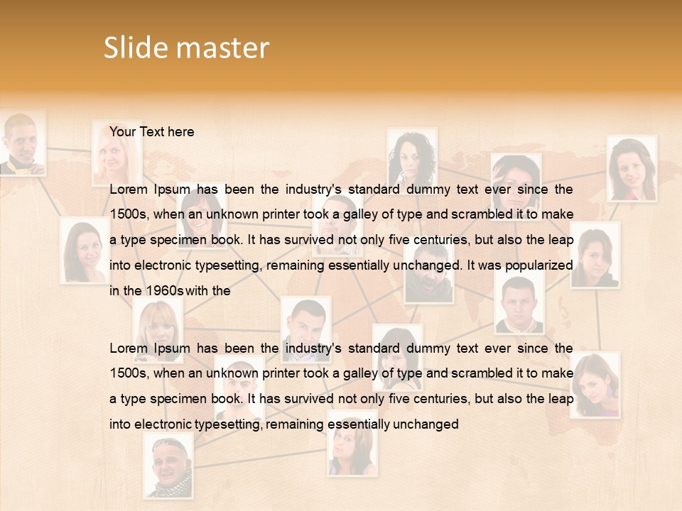 Media Contact Online PowerPoint Template