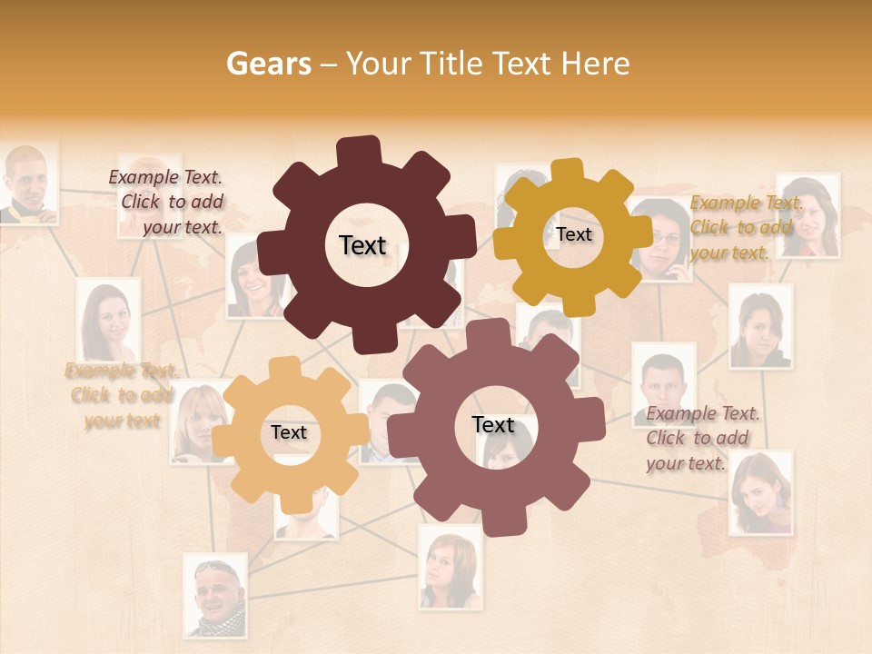 Media Contact Online PowerPoint Template