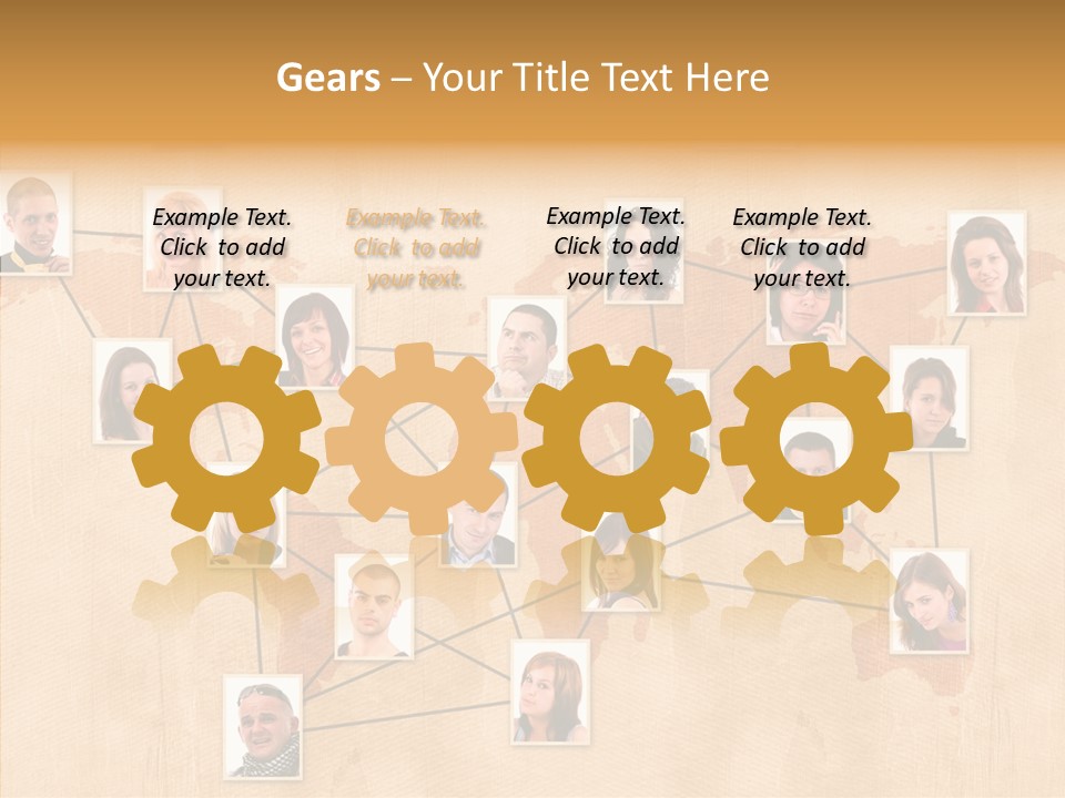 Media Contact Online PowerPoint Template
