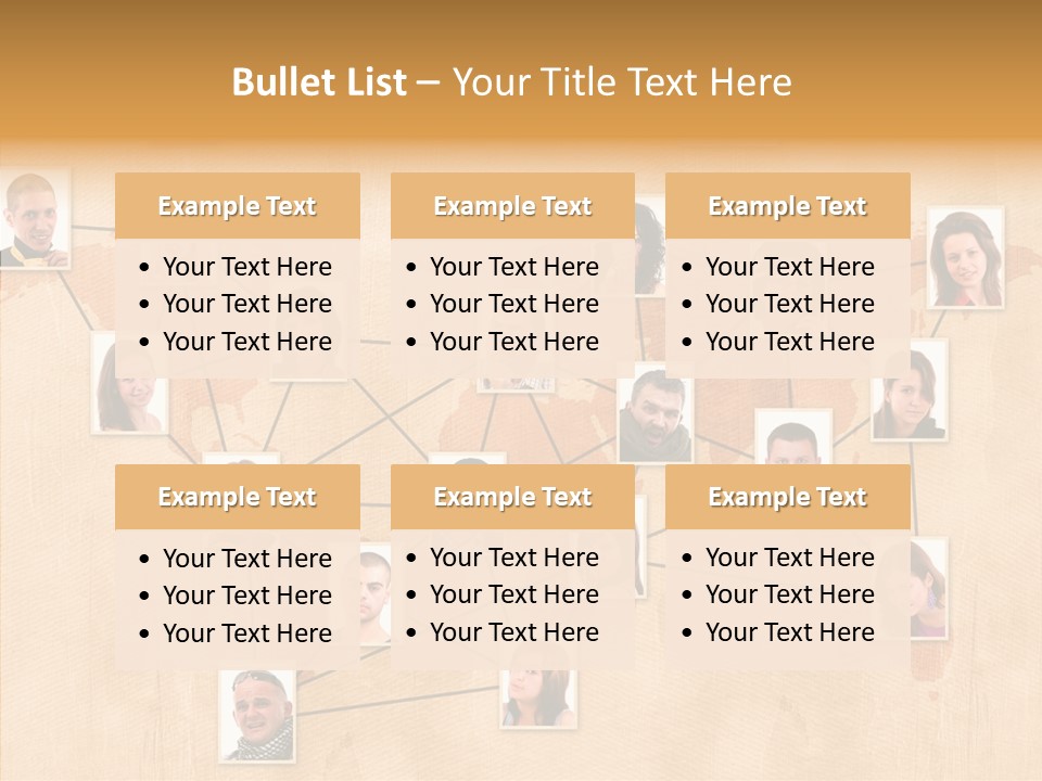 Media Contact Online PowerPoint Template