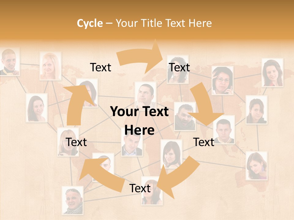 Media Contact Online PowerPoint Template