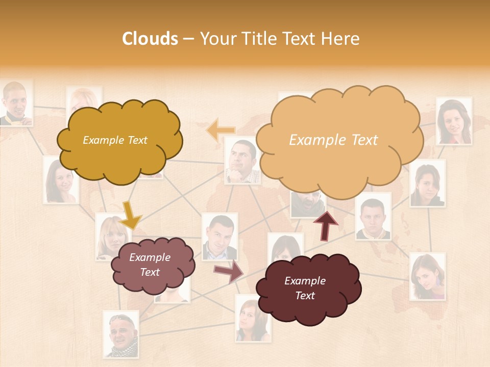 Media Contact Online PowerPoint Template