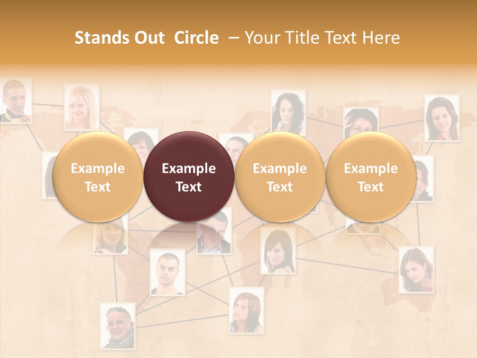 Media Contact Online PowerPoint Template