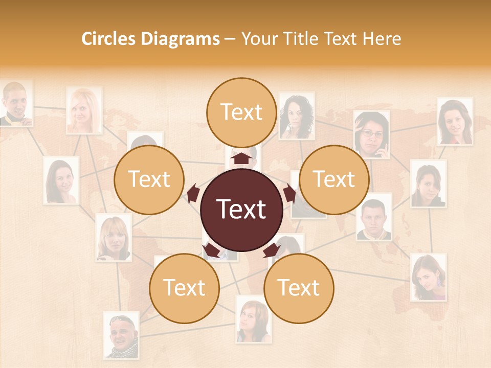Media Contact Online PowerPoint Template