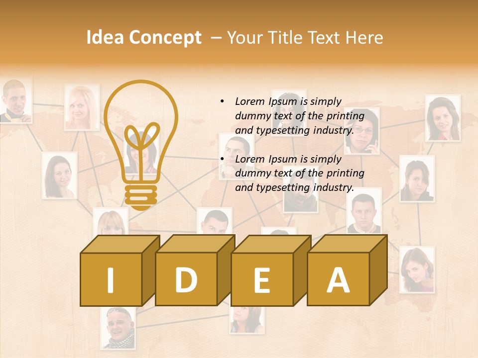 Media Contact Online PowerPoint Template