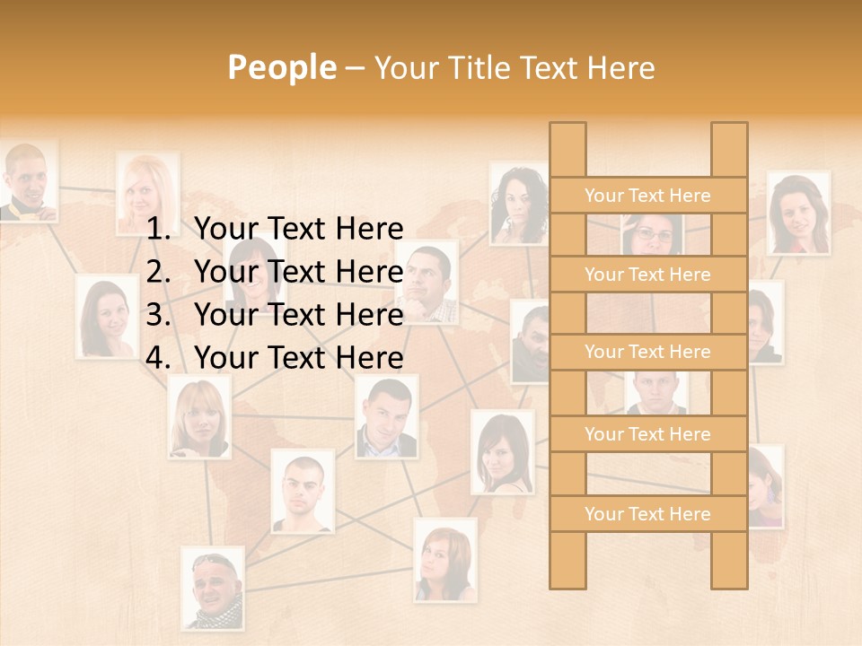 Media Contact Online PowerPoint Template