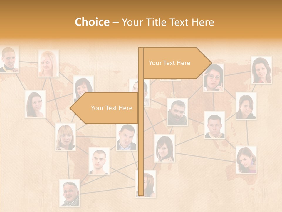 Media Contact Online PowerPoint Template