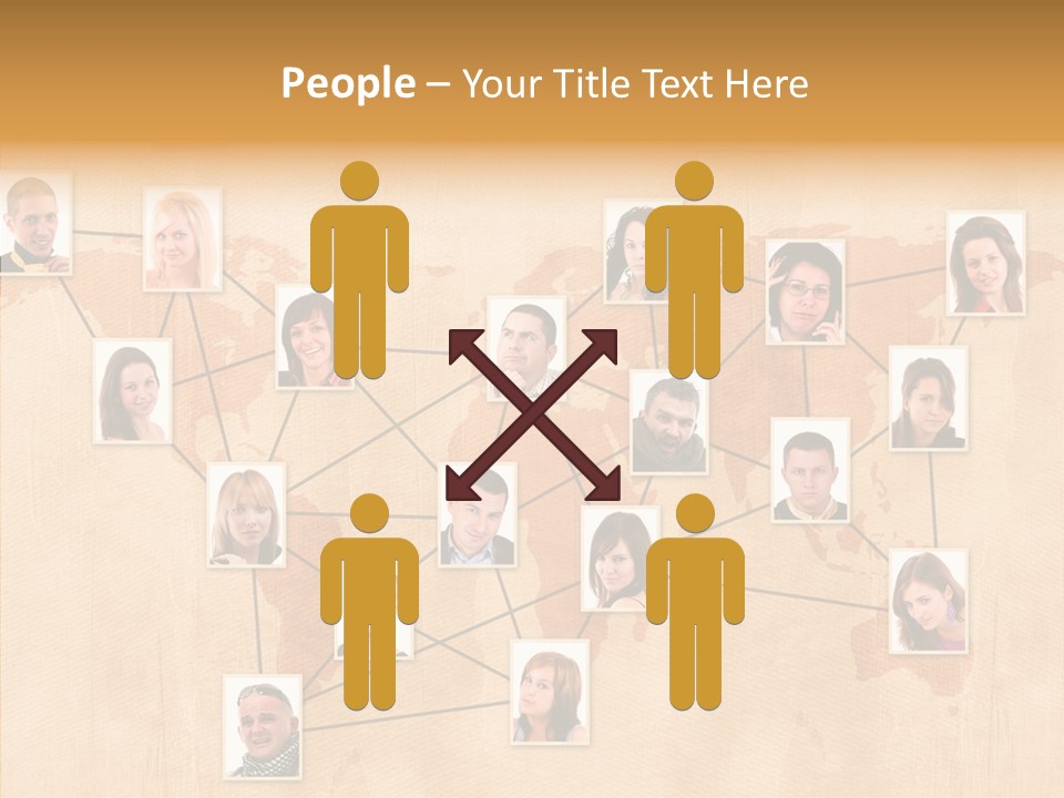 Media Contact Online PowerPoint Template