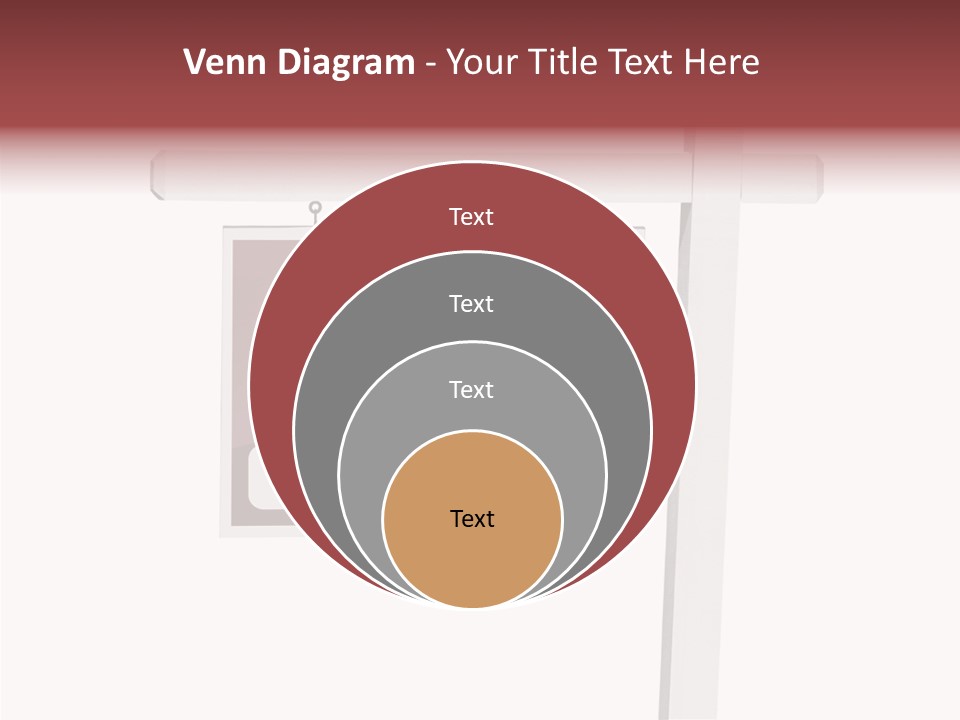 House For Rent For Rent Real Estate Sign PowerPoint Template