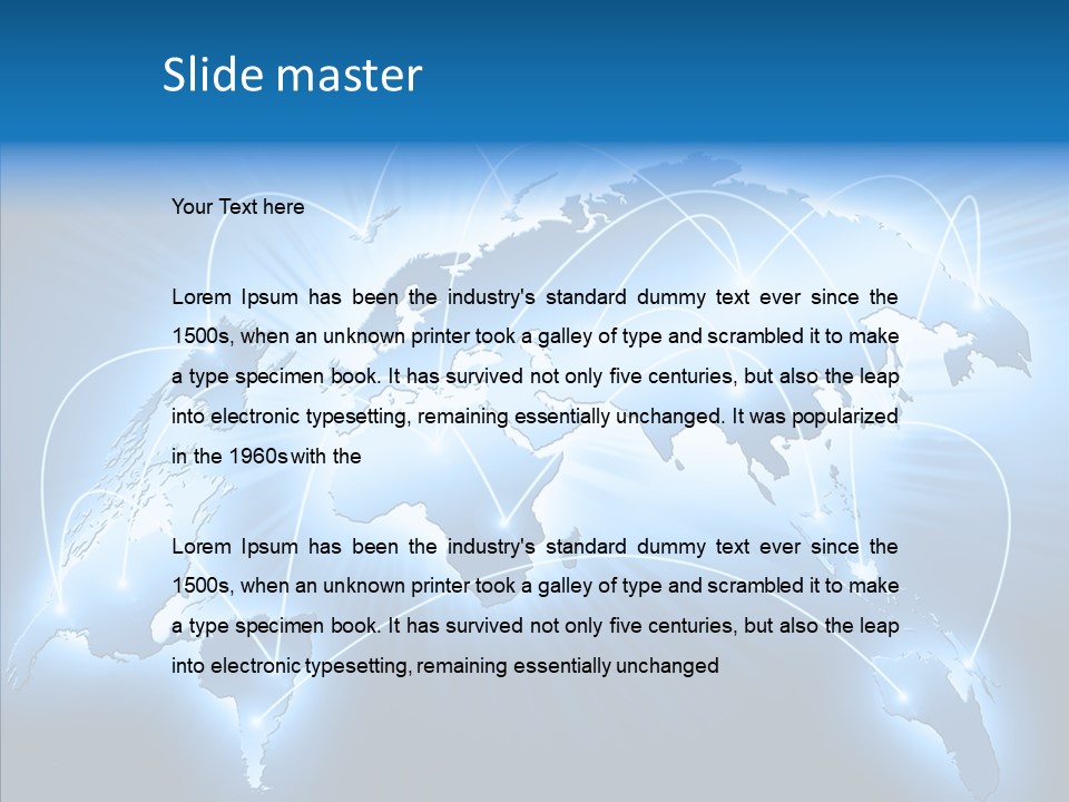 Staff Global Connect PowerPoint Template