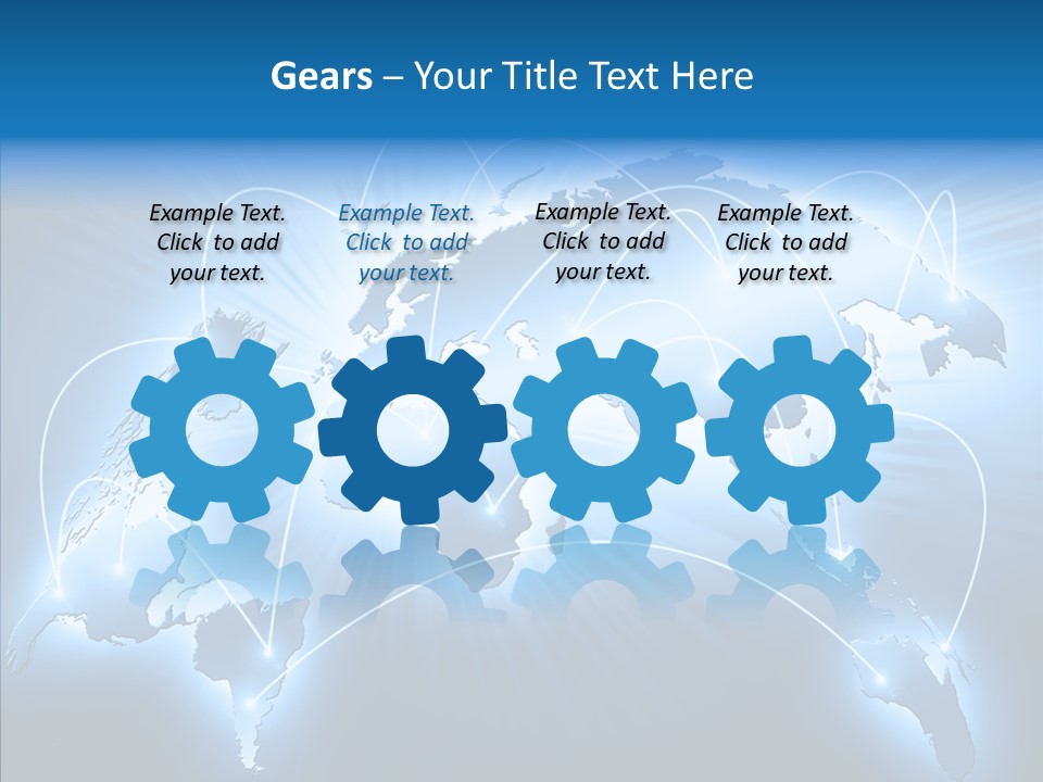 Staff Global Connect PowerPoint Template