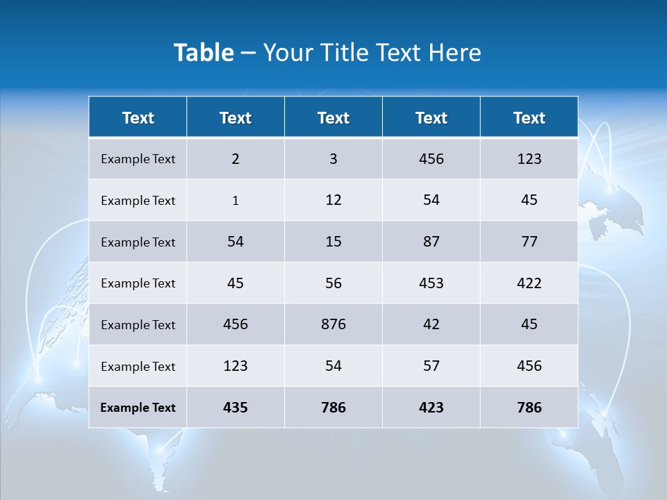 Staff Global Connect PowerPoint Template