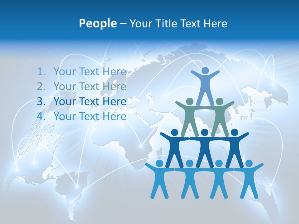 Staff Global Connect PowerPoint Template