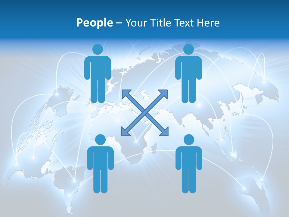 Staff Global Connect PowerPoint Template