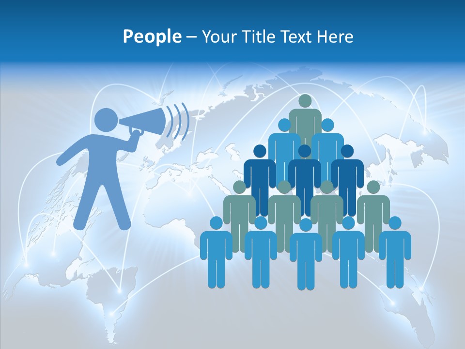 Staff Global Connect PowerPoint Template