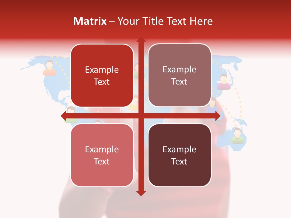 Man Friend Button PowerPoint Template