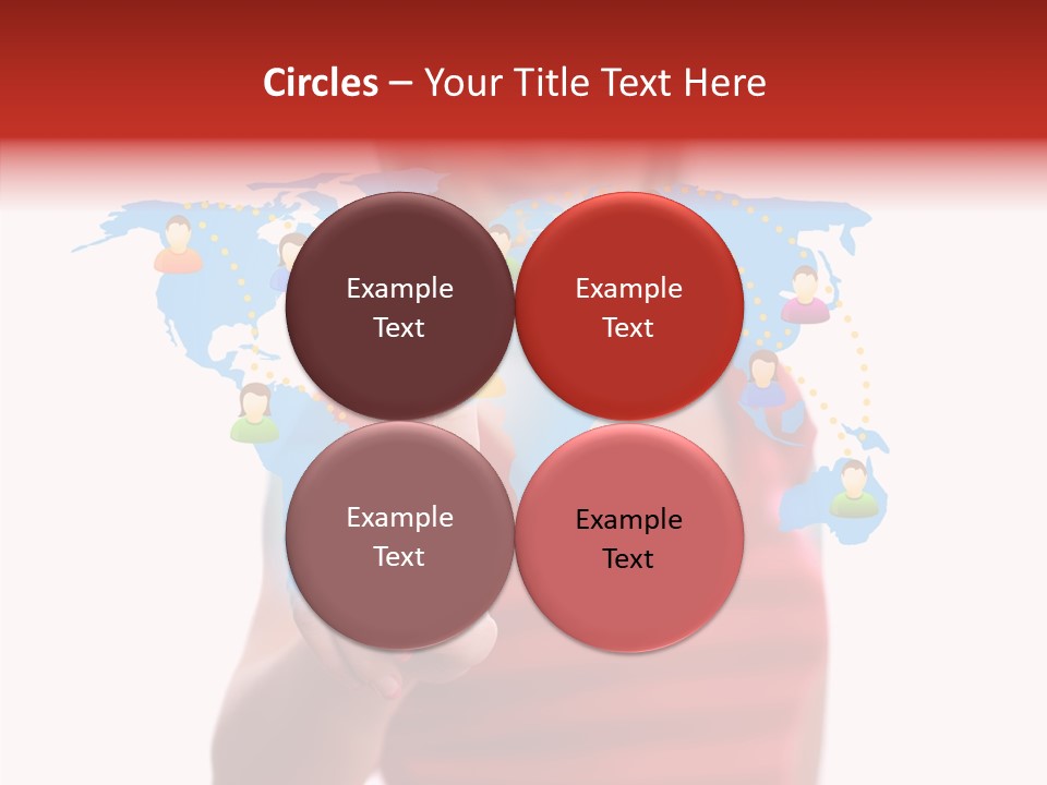 Man Friend Button PowerPoint Template