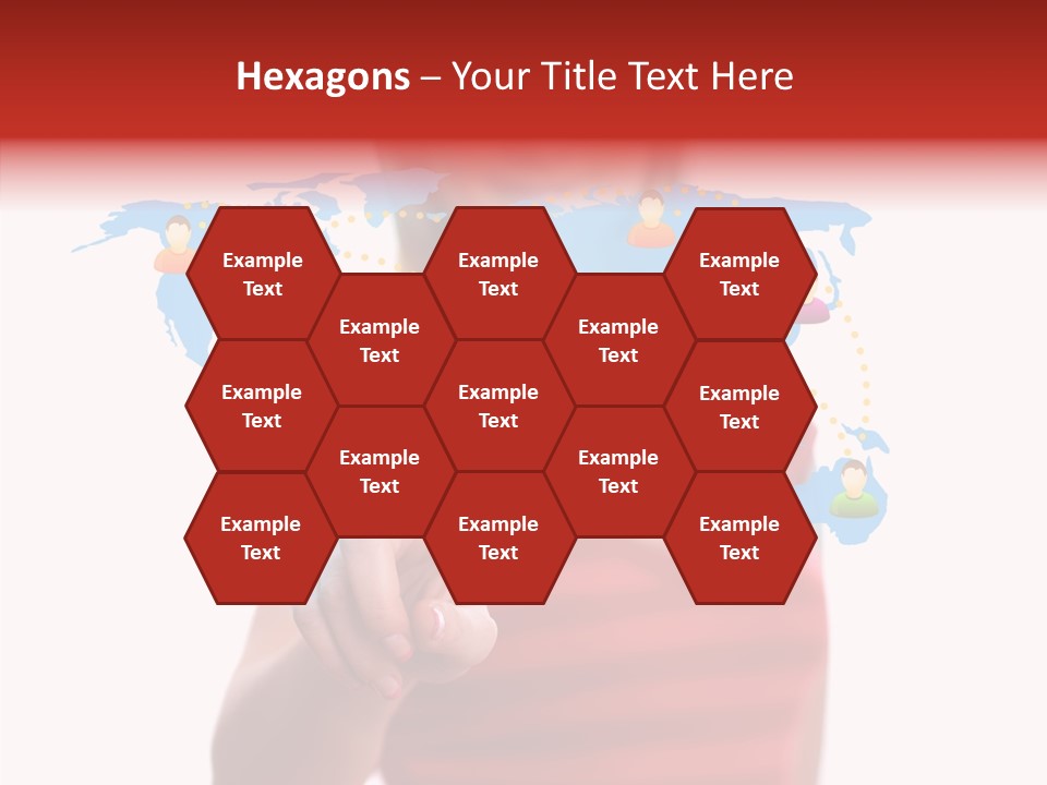 Man Friend Button PowerPoint Template