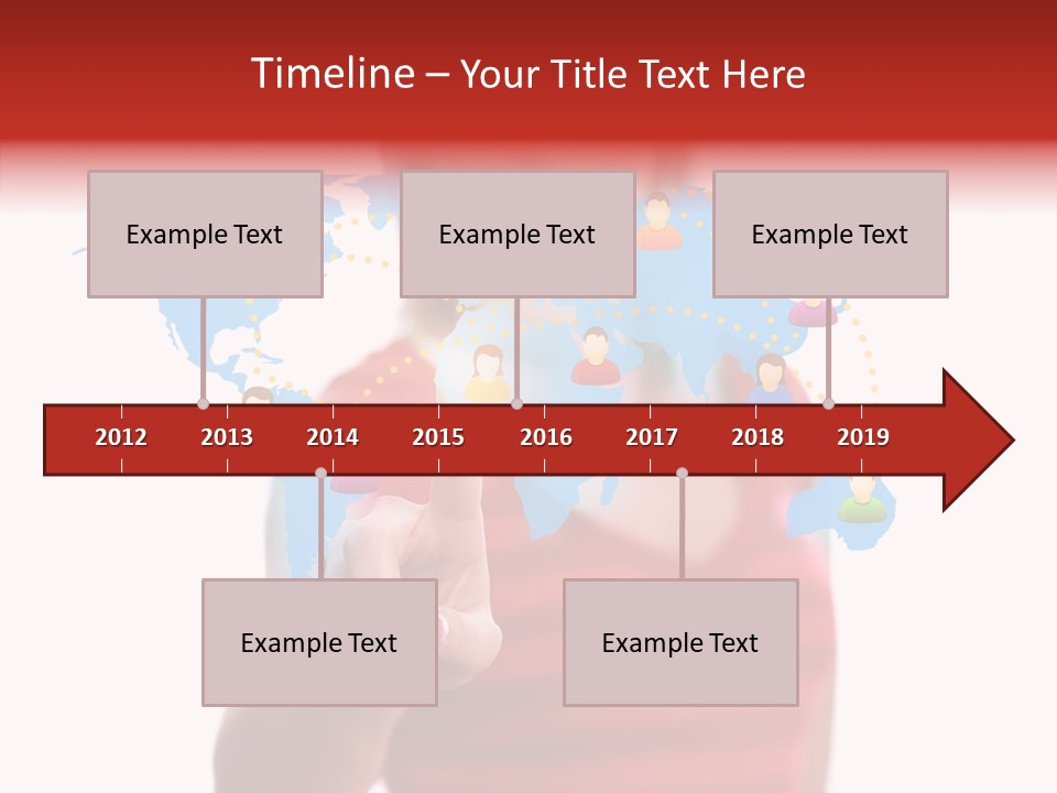 Man Friend Button PowerPoint Template