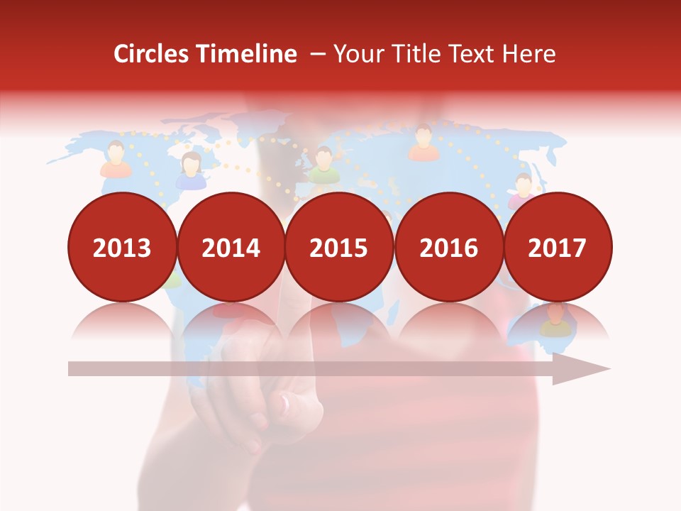 Man Friend Button PowerPoint Template