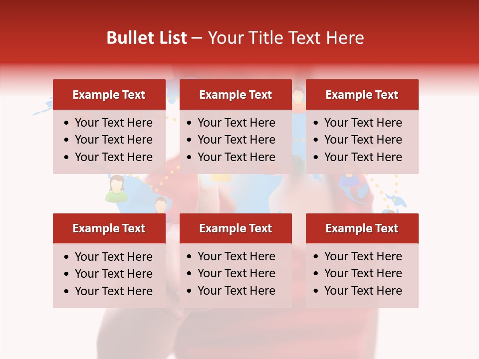 Man Friend Button PowerPoint Template