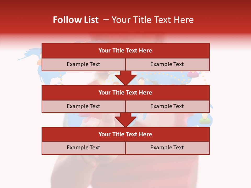 Man Friend Button PowerPoint Template