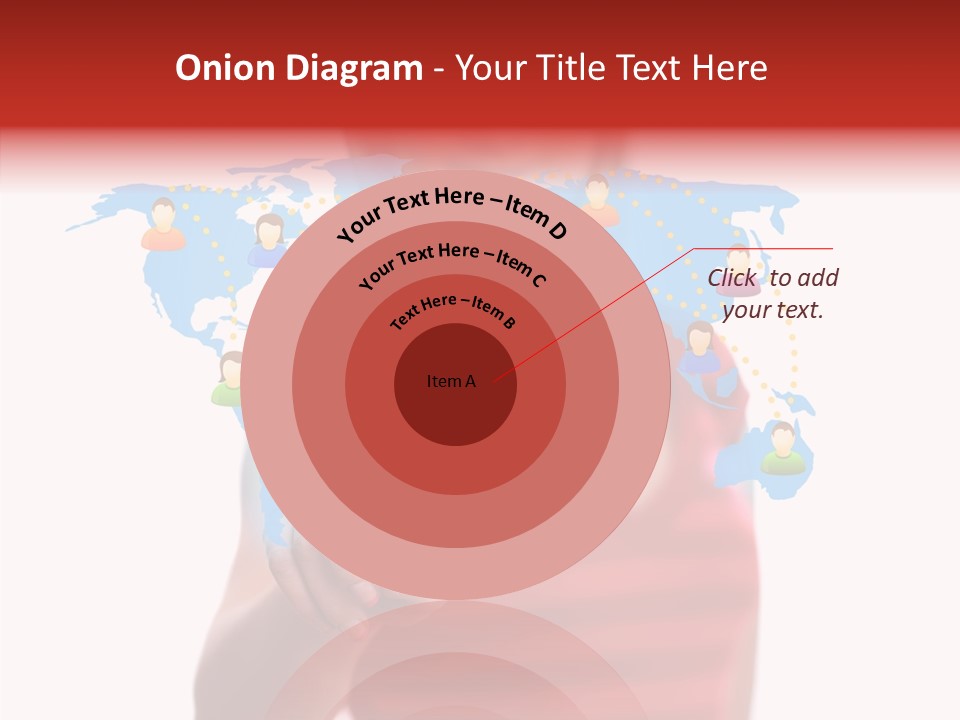 Man Friend Button PowerPoint Template